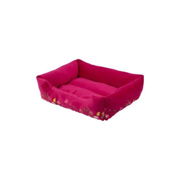 Dierenmand S borduurwerk fuchsia roze 55x42x15cm, Verzenden, Nieuw