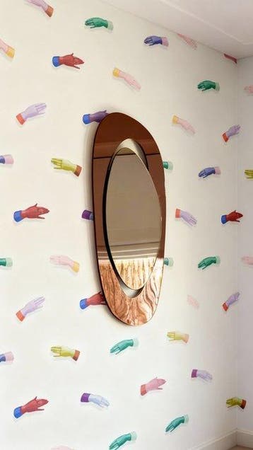 Pon Design - Laura Gaiteiro - Wandspiegel - La Dolce Vita, Antiek en Kunst