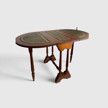 Salontafel - Hout, Leder - Engelse salontafel