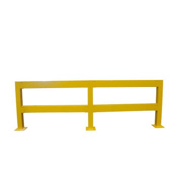 Veiligheidshek 170 x 100 cm - Geel - Staal - 3,5 mm - Binnen, Verzenden