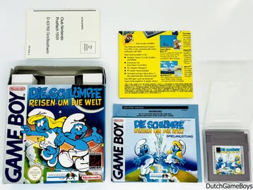 Gameboy Classic - Die Schlumpfe - Reisen Um Die Welt - NOE, Verzenden, Gebruikt