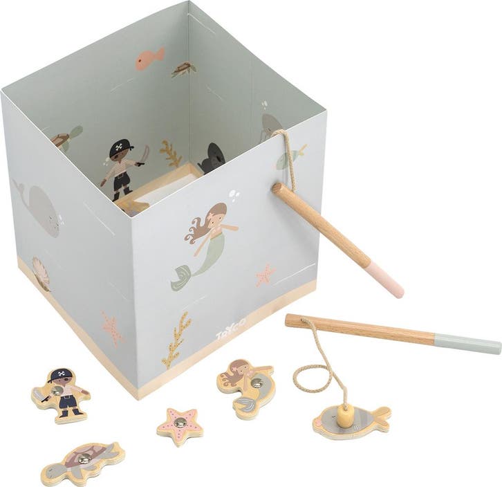 Tryco Houten Visspel, Kinderen en Baby's, Speelgoed | Houten speelgoed, Nieuw, Verzenden