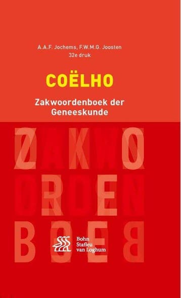 9789036813532 Coelho zakwoordenboek der geneeskunde, Verzenden, Zo goed als nieuw, A.A.F. Jochens