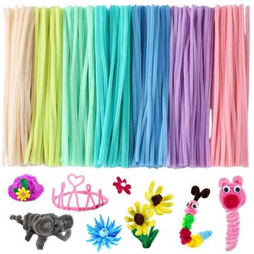 Pastel Pijpenragers - 7 Kleuren - Flexibel Chenilledraad, Verzenden, Nieuw