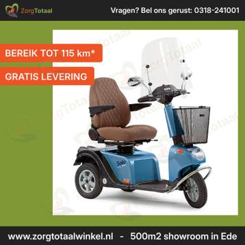 Scootmobiel Life en Mobility Solo 3 Blue Diamond - Lithium.., Ophalen of Verzenden, Nieuw, Life and Mobility
