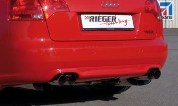 Rieger diffuser | A4 (8E) Type B7: 11.04- (vanaf Facelift) -, Verzenden, Nieuw, Audi