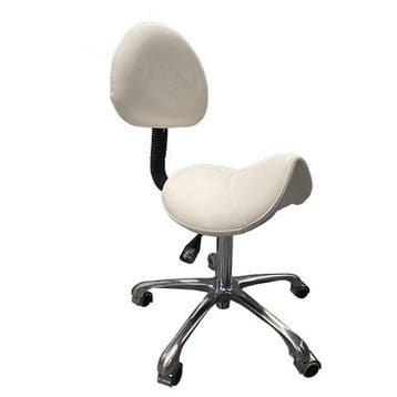 Tabouret Ollanda Wit - Ergonomische Zadelkruk met Rugleuning, Witgoed en Apparatuur, Persoonlijke-verzorgingsapparatuur, Verzenden