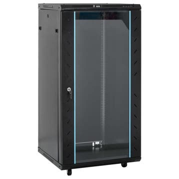 vidaXL 22U Netwerkkast met Draaipoten 19 IP20 60x60x120 cm, Computers en Software, Verzenden, Nieuw