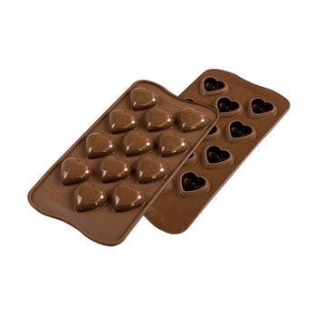 Silikomart Siliconen Bonbonvorm Hart (12x) 3,1x3x1,5cm, Verzenden, Nieuw