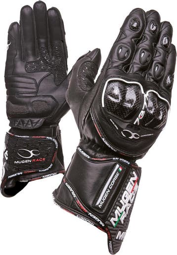 MUGENRACE Bornew Zwarte Handschoenen, Nieuw met kaartje, MUGENRACE, Handschoenen, Heren