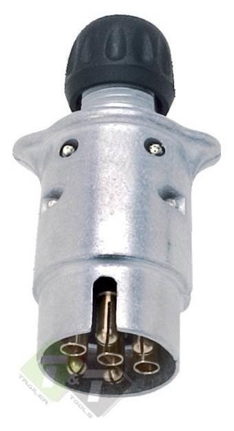 Stekker Aanhanger, 7 Polige Stekker, Aluminium, Stekkers, Ophalen of Verzenden, Nieuw, Overige typen