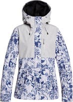 Roxy Jetty Dames Ski jas - Maat M - Heather Grey Botanical, Kleding | Dames, Verzenden, Nieuw