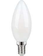 SPL LED Kaarslamp E14 3W 250lm 2700K | Melkglas | Dimbaar, Ophalen of Verzenden, Nieuw