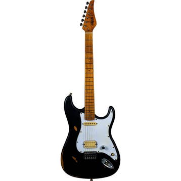 Jet JS-800 RLC ST-Style Elektrische Gitaar Black, Ophalen of Verzenden, Nieuw
