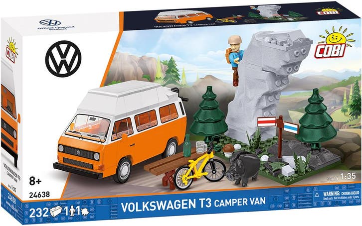 COBI 24638 VW T3 Camper Van (Voertuigen, Modelbouwsets), Kinderen en Baby's, Speelgoed | Bouwstenen, Nieuw, Verzenden