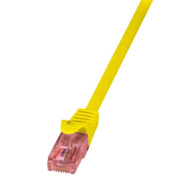 UTP CAT6 1M geel 100% koper, Computers en Software, Ophalen of Verzenden, Nieuw