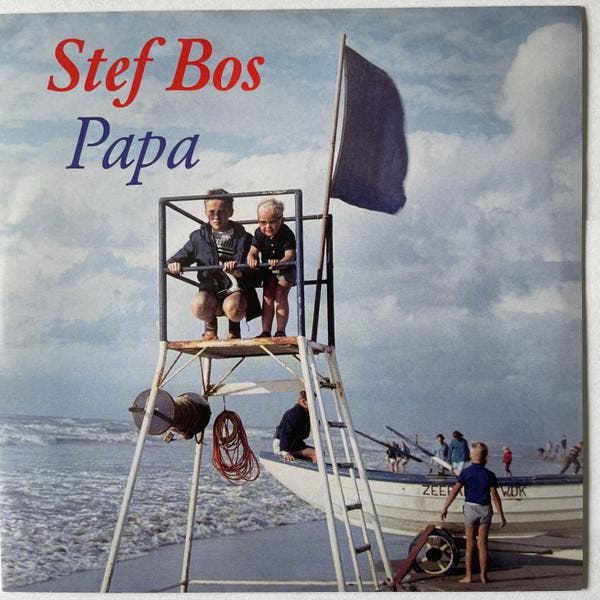 vinyl single 7 inch - Stef Bos - Papa, Cd's en Dvd's, Vinyl Singles, Zo goed als nieuw, Verzenden