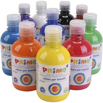Textielverf, diverse kleuren, 10x300 ml/ 1 doos, Hobby en Vrije tijd, Nieuw