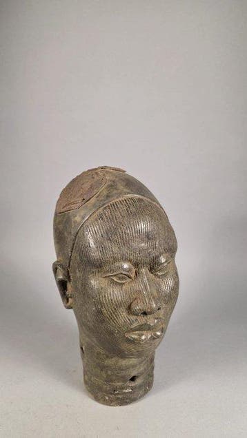 Bronzen hoofd - Ife - Benin-Nigeria