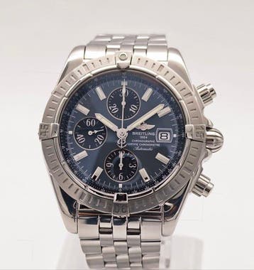 Breitling - Chronomat Evolution Gray Dial Full Set -, Nieuw