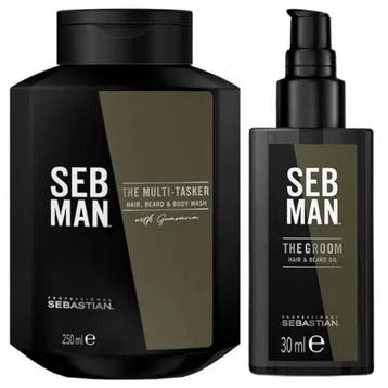 Sebastian SEB MAN Hair & Beard Duo - 250+30ml, Ophalen of Verzenden, Nieuw, Overige typen