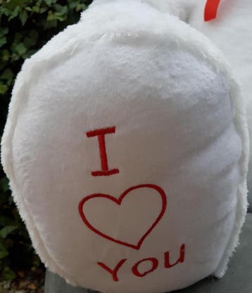 Teddybeer 160cm Wit | Made in EU | Laatste Stuks!, Kinderen en Baby's, Ophalen of Verzenden, Nieuw, Beer