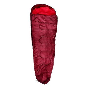 Slaapzak | Camp Active | 210 x 80 cm (Mummy, Rood), Caravans en Kamperen, Verzenden, Nieuw