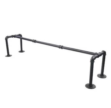Stevige Metalen Kledingrail Wandmodel – 115 cm, Verzenden, Nieuw