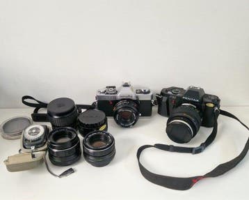 Minolta, Pentax Minolta XG9 / Pentax P30 + objectifs |, Nieuw