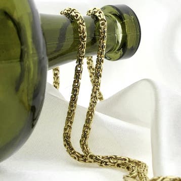 Gouden koningsschakel ketting, Sieraden, Tassen en Uiterlijk, Ophalen of Verzenden, Gebruikt, Goud, Goud