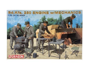 Sd. Kfz. 250 Engine w/Mechanics, Verzenden, Nieuw