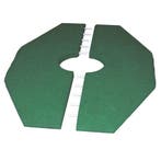Rubbertegels voor wipkip - 90 x 129 cm - 50 mm dik - Groen, Tuin en Terras, Verzenden, Nieuw