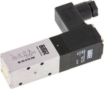 5/2 M5 Magneetventiel 24V DC 2.5-8bar/35.0-112psi Airtec, Verzenden, Nieuw