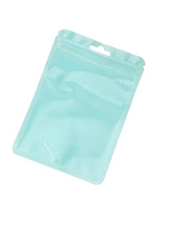 10x Hersluitbaar zakje Aqua (Overige Maten), Ophalen of Verzenden, Nieuw, Cadeauzakje