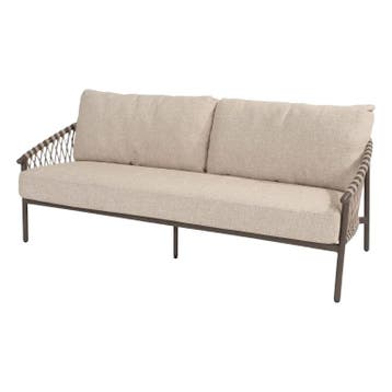 4 Seasons Outdoor Allora 3-zits lounge bank incl. 3 kussens, Nieuw