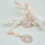 Koraal - Zilver, Verguld - Oorbellen - CORALLO ROSA