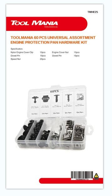 TM 60 Delige Assortiment carrosserie clips, Schroeven voor, Verzenden, Nieuw