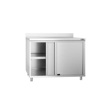 GGM Gastro | Gesloten RVS werktafel KOPENHAGEN PREMIUM - |, Verzenden, Nieuw in verpakking, Meubilair