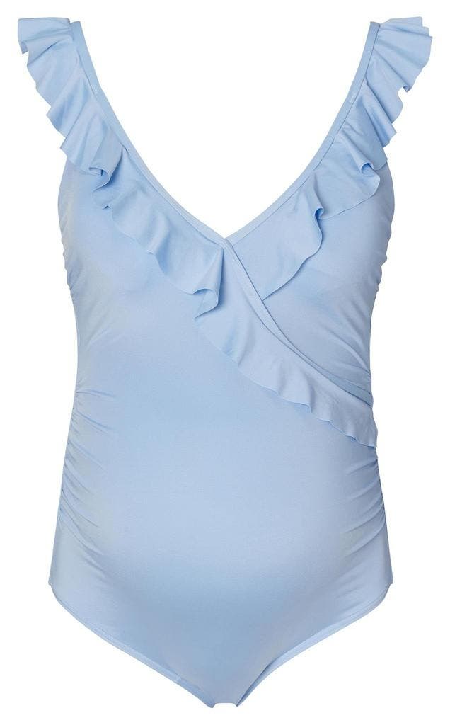 Noppies Zwangerschapsbadpak Sima Light Sky, Kleding | Dames, Positiekleding, Nieuw, Verzenden