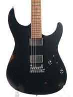 Mayones Aquila Aged V24 S 6 Monolith Black Nitro, Muziek en Instrumenten, Ophalen of Verzenden, Nieuw, Solid body