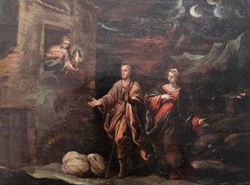 Italiaanse school (XVII) - Episodio Biblico notturno