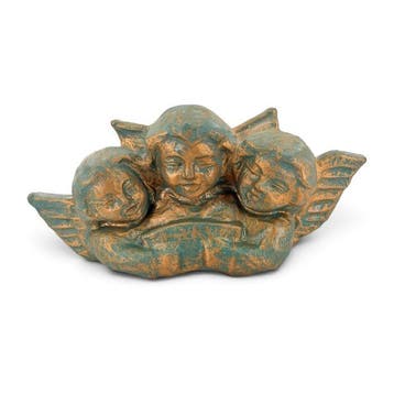 sculptuur, Querubines - 45 cm - Papier-maché