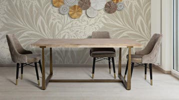 EETTAFEL ANKARA CM 180X90X78, Huis en Inrichting, Tafels | Eettafels, Ophalen of Verzenden, Nieuw