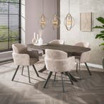 *WOONWINKEL* Ovale Eettafel Met Brons Blad 215cm, Verzenden, Nieuw