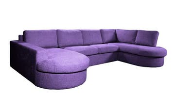 U-Bank Haarlem - u-banken - Paars, Nieuw, 150 cm of meer, Overige materialen, 300 cm of meer