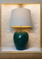 Maison Chaumette - Lamp - Smaragdgroen - geglazuurde