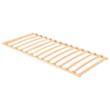 vidaXL Lattenbodem met 13 latten 90x200 cm, 90 cm, Eenpersoons, Bruin, Verzenden