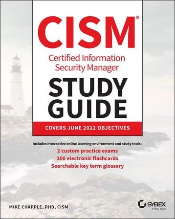 Boek Sybex Study Guide- CISM Certified Information Security, Verzenden, Zo goed als nieuw
