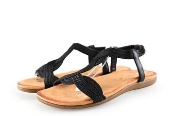 Dolcis Sandalen in maat 41 Zwart, Dolcis, Verzenden, Zwart, Sandalen of Muiltjes