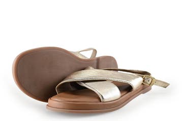 Atelier Tropezien Sandalen in maat 37 Goud, Kleding | Dames, Overige kleuren, Verzenden, Sandalen of Muiltjes, Zo goed als nieuw